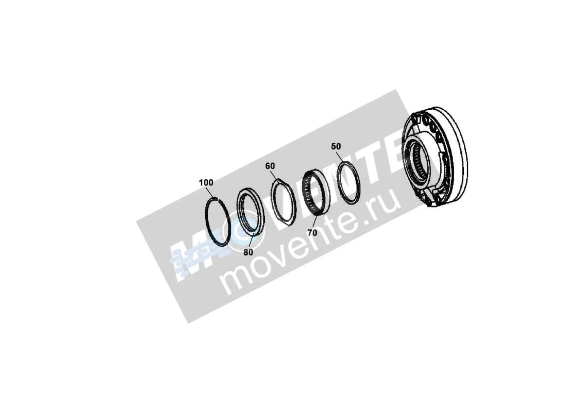 Подшипник игольчатый 571630308 Liebherr
