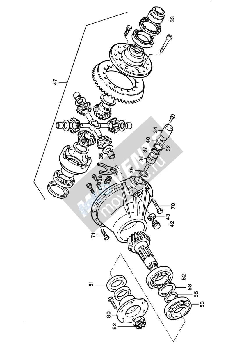 Роликоподшипник конический 746222608 Liebherr