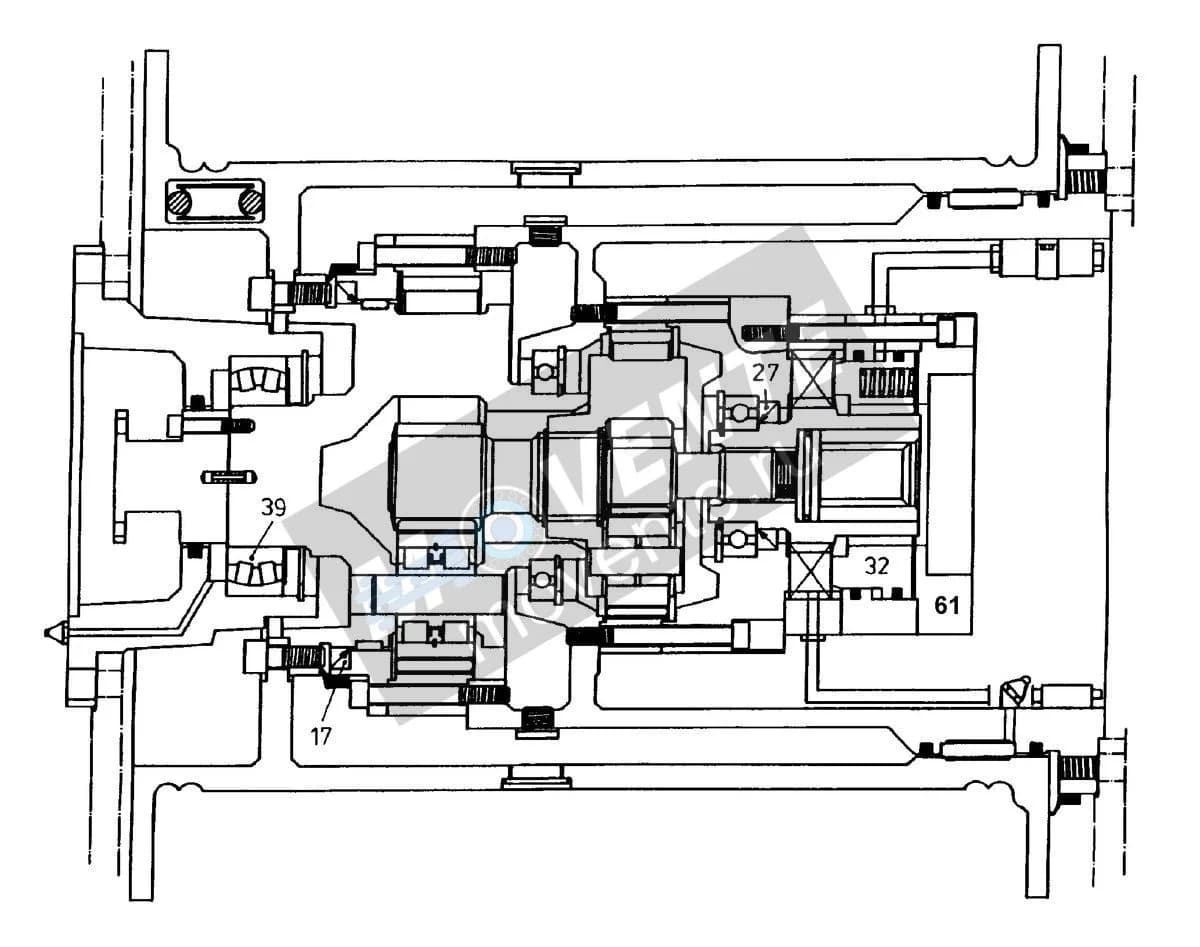 Роликоподшипник самоустанавливающийся 746110708 Liebherr