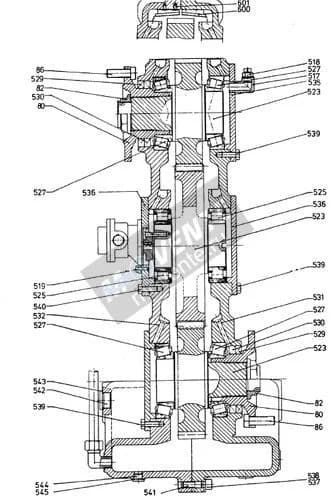 Роликоподшипник с цилиндрическими роликами 746411108 Liebherr