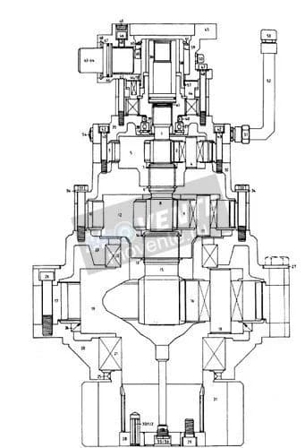 Роликоподшипник самоустанавливающийся 746113108 Liebherr