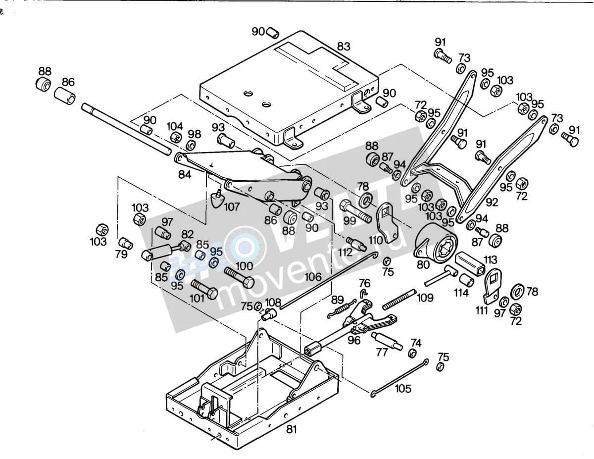 Подшипник верхний 7018118 Liebherr