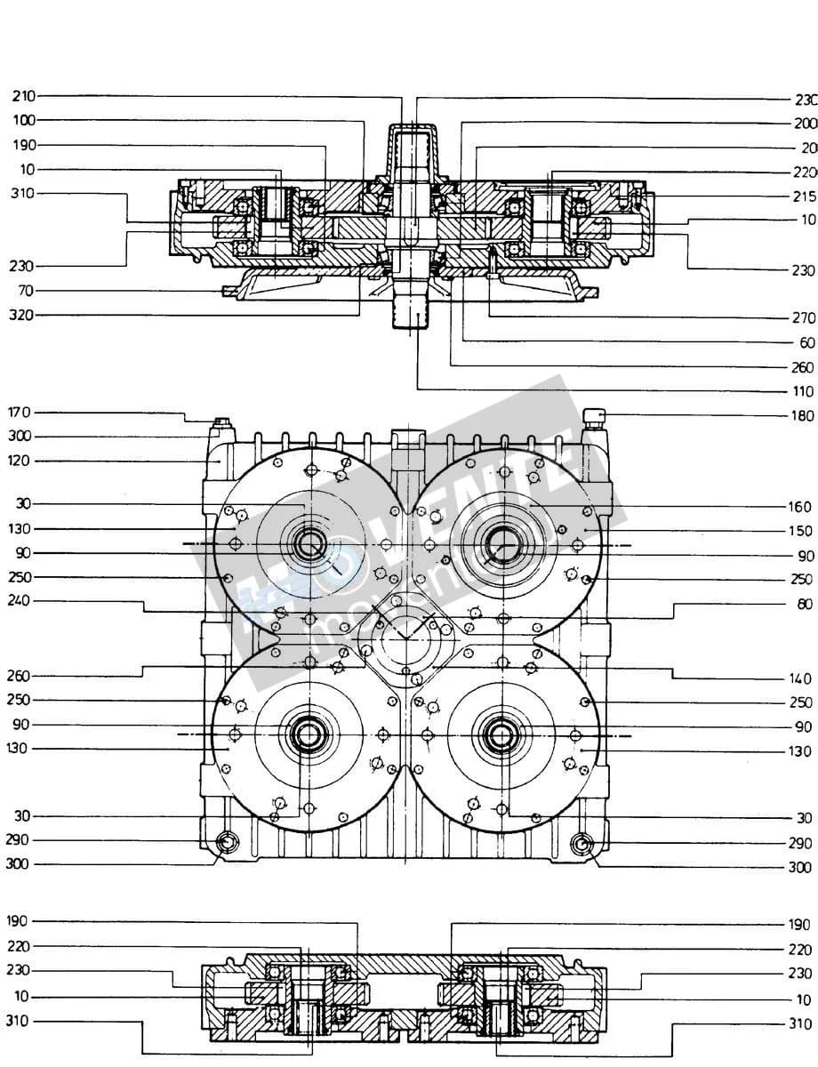 Роликоподшипник конический 746201108 Liebherr