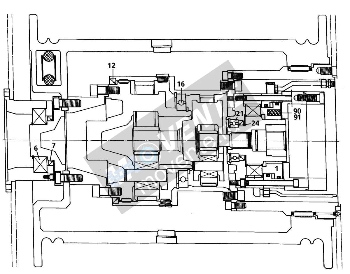 Шарикоподшипник радиальный 745192408 Liebherr