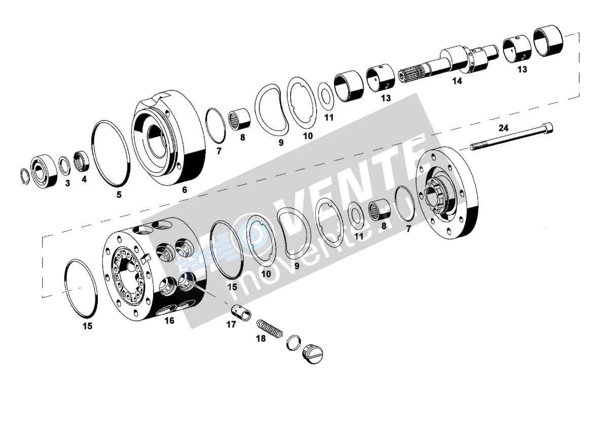 Подшипник игольчатый 513804808 Liebherr