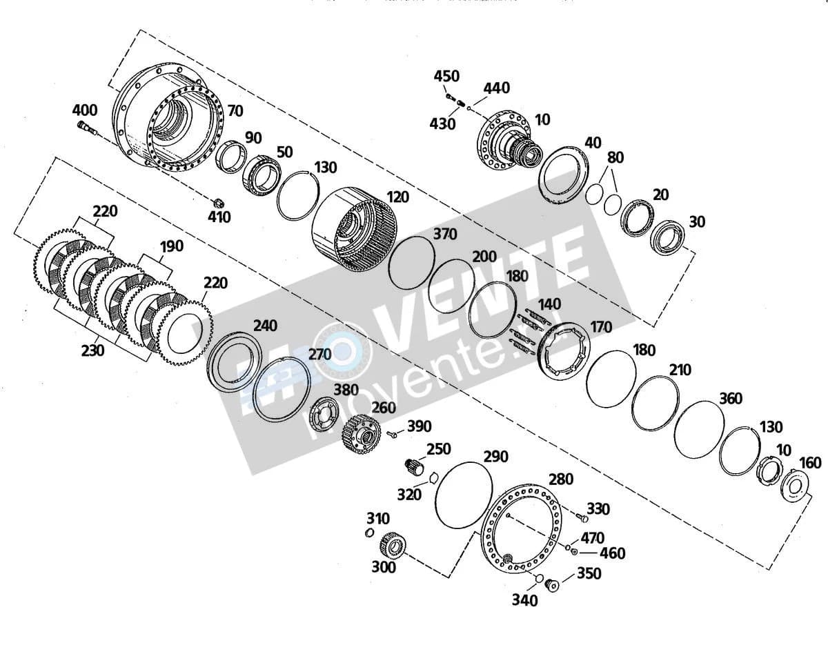 Подшипник 7615080 Liebherr