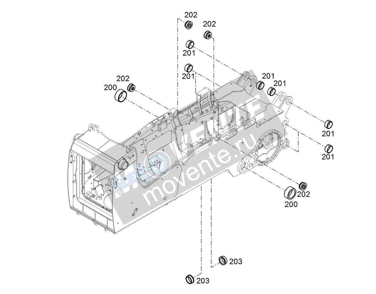 Подшипник 10470157 Liebherr