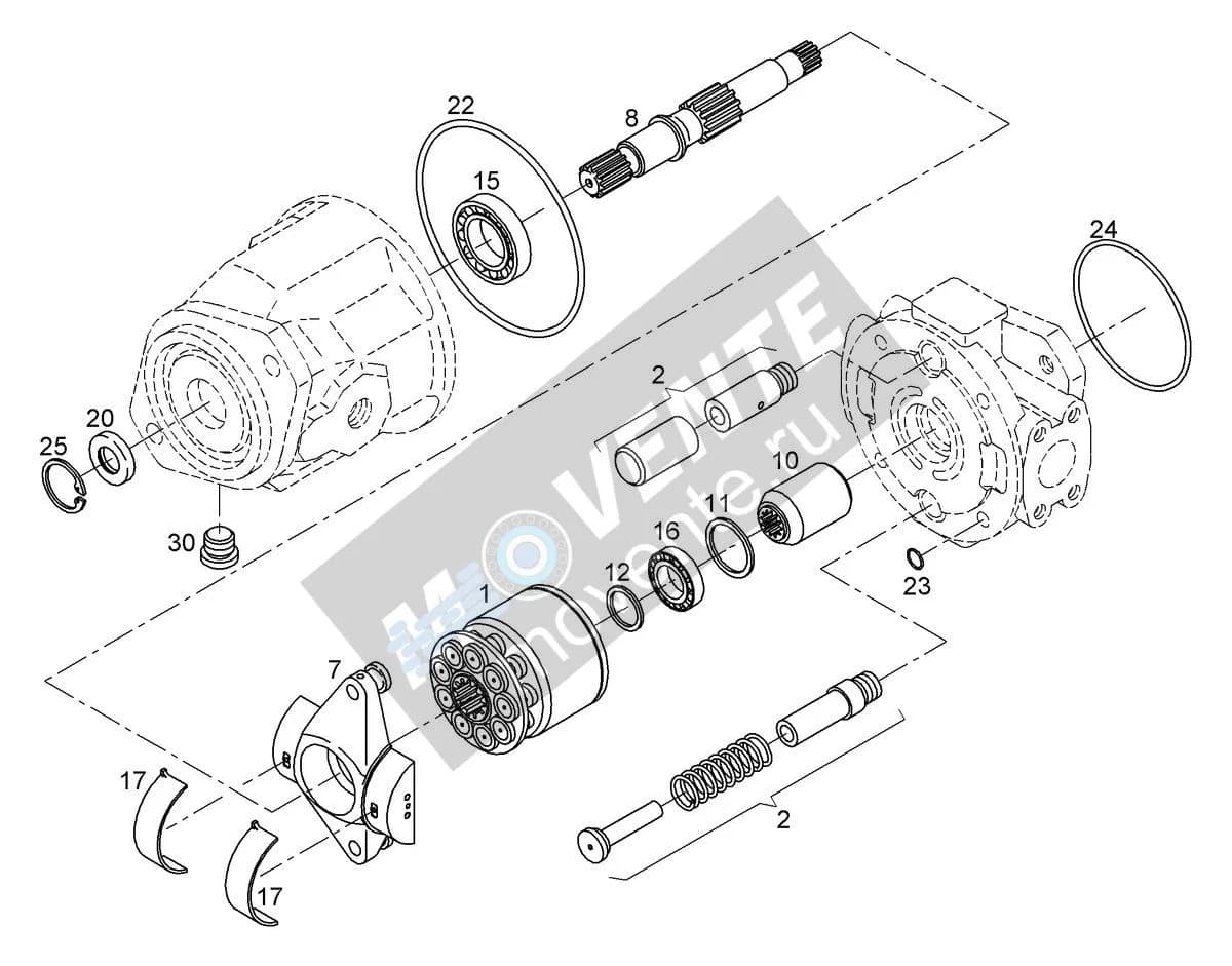 Подшипник 7413400 Liebherr