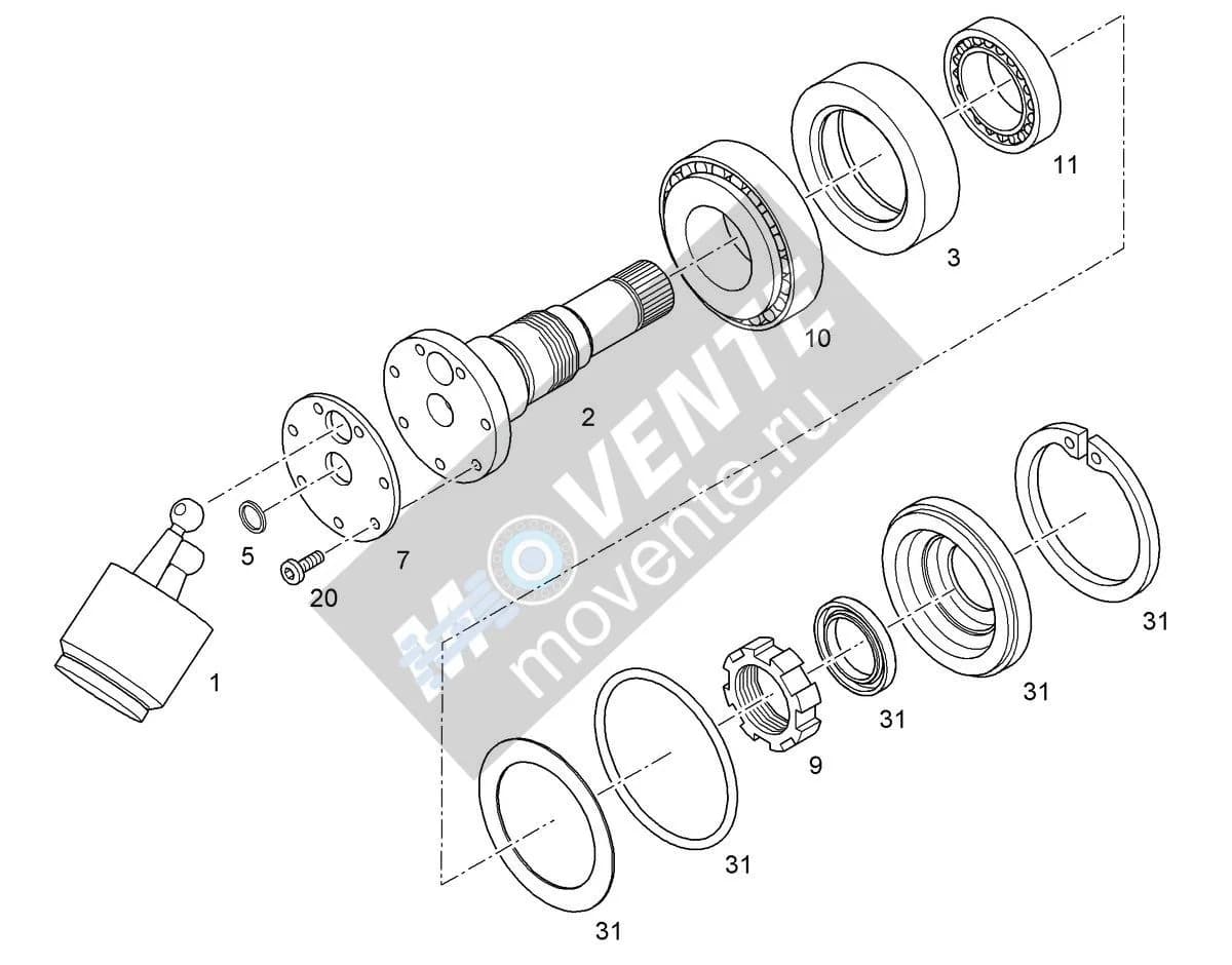 Подшипник 7023837 Liebherr