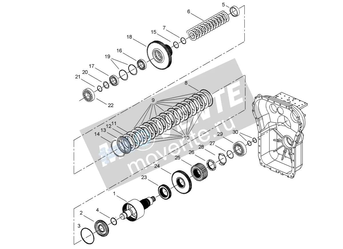 Подшипник 7623978 Liebherr