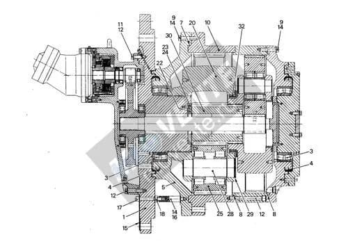 Роликоподшипник самоустанавливающийся 7610049 Liebherr