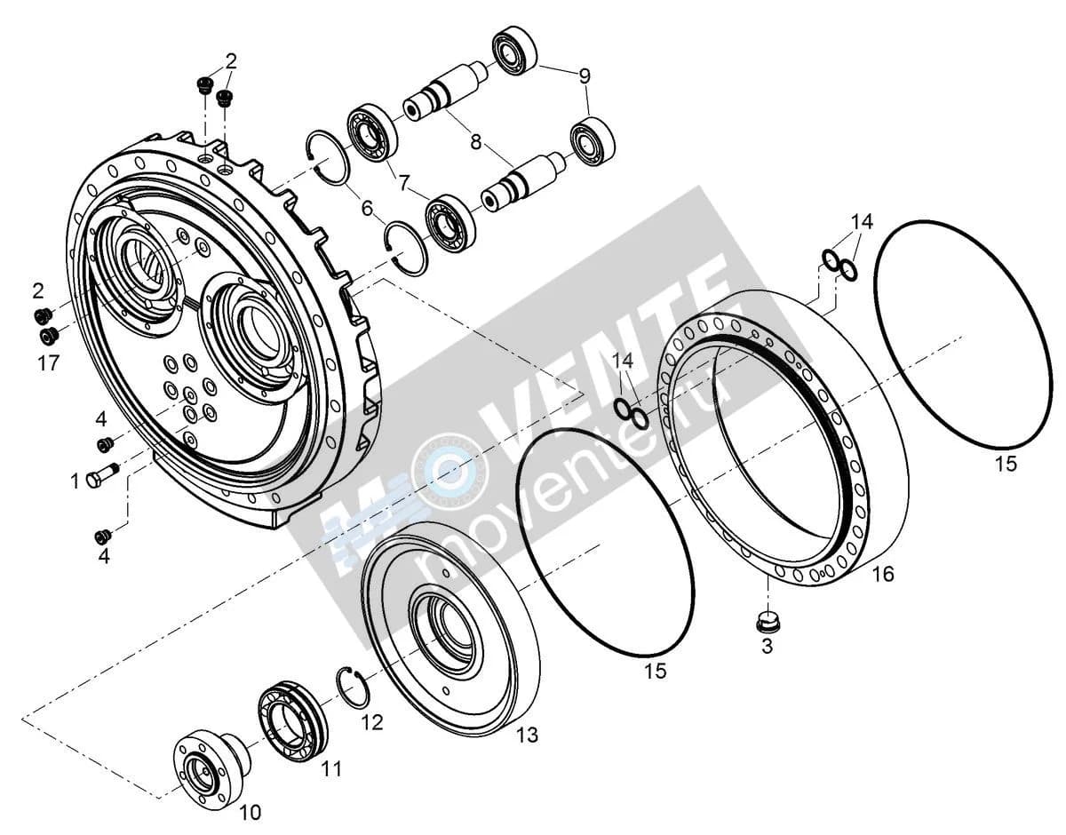Подшипник 10172663 Liebherr
