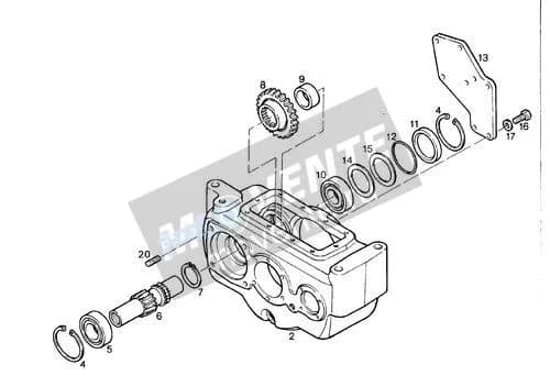Роликоподшипник с цилиндрическими роликами 4000316 Liebherr
