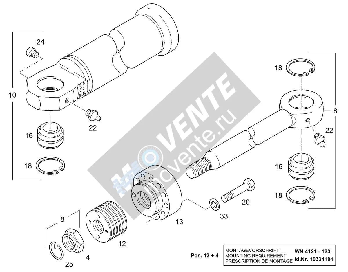 Подшипник 11832721 Liebherr