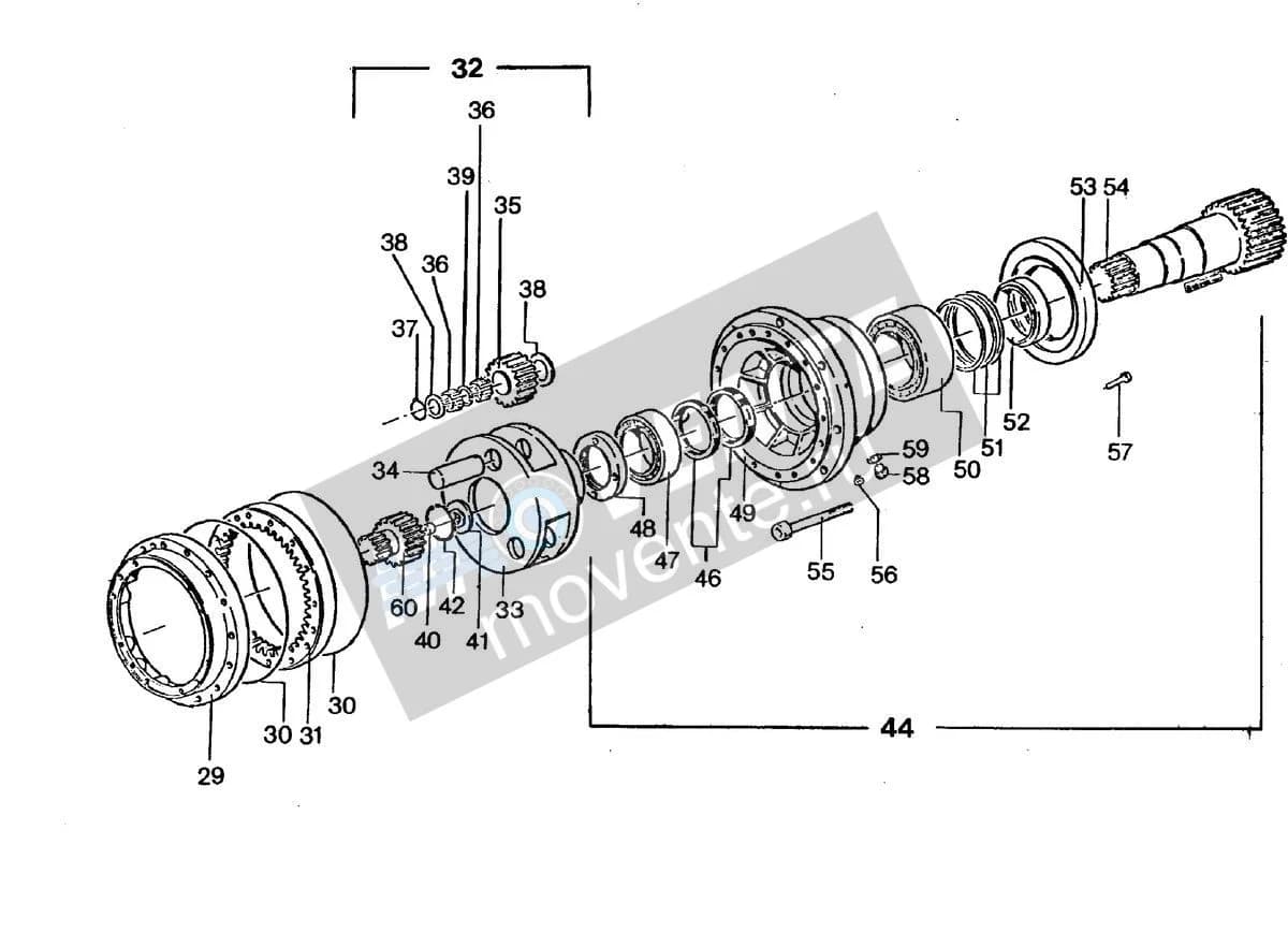 Подшипник 7012387 Liebherr