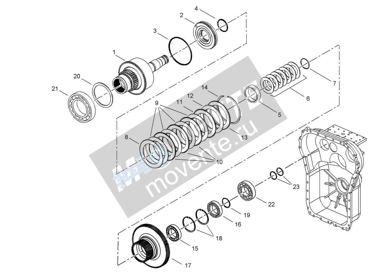 Подшипник 7624050 Liebherr