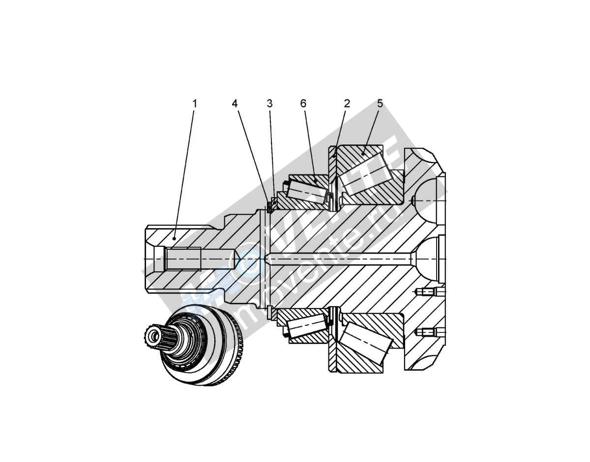 Подшипник 10301511 Liebherr