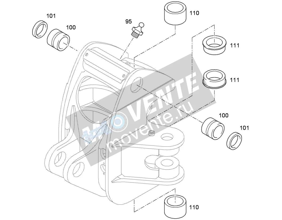 Подшипник 9632139 Liebherr