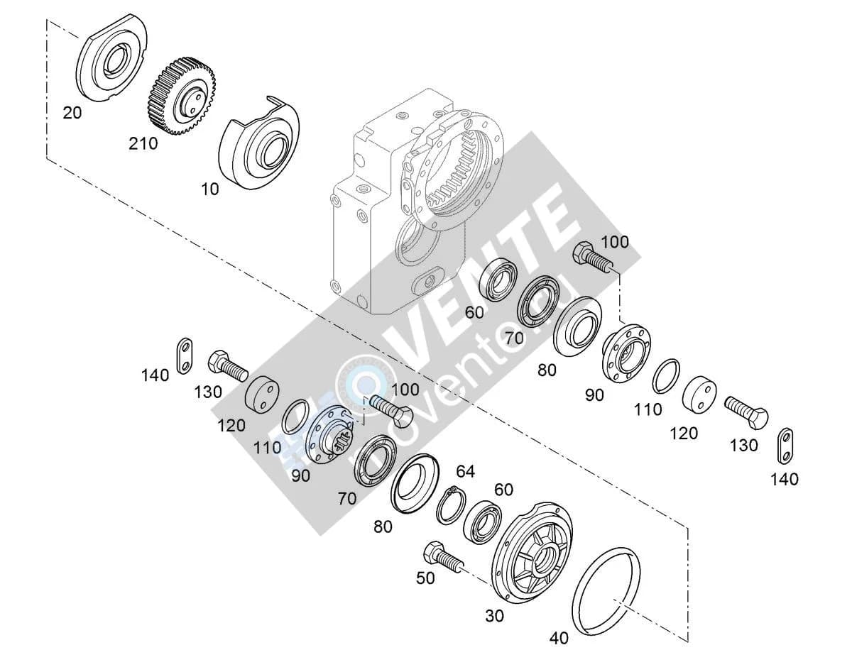Подшипник 7015894 Liebherr