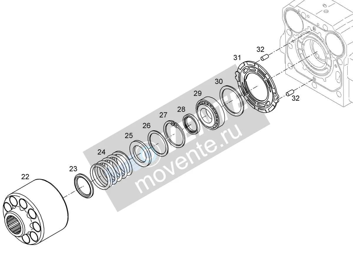 Подшипник 11834376 Liebherr