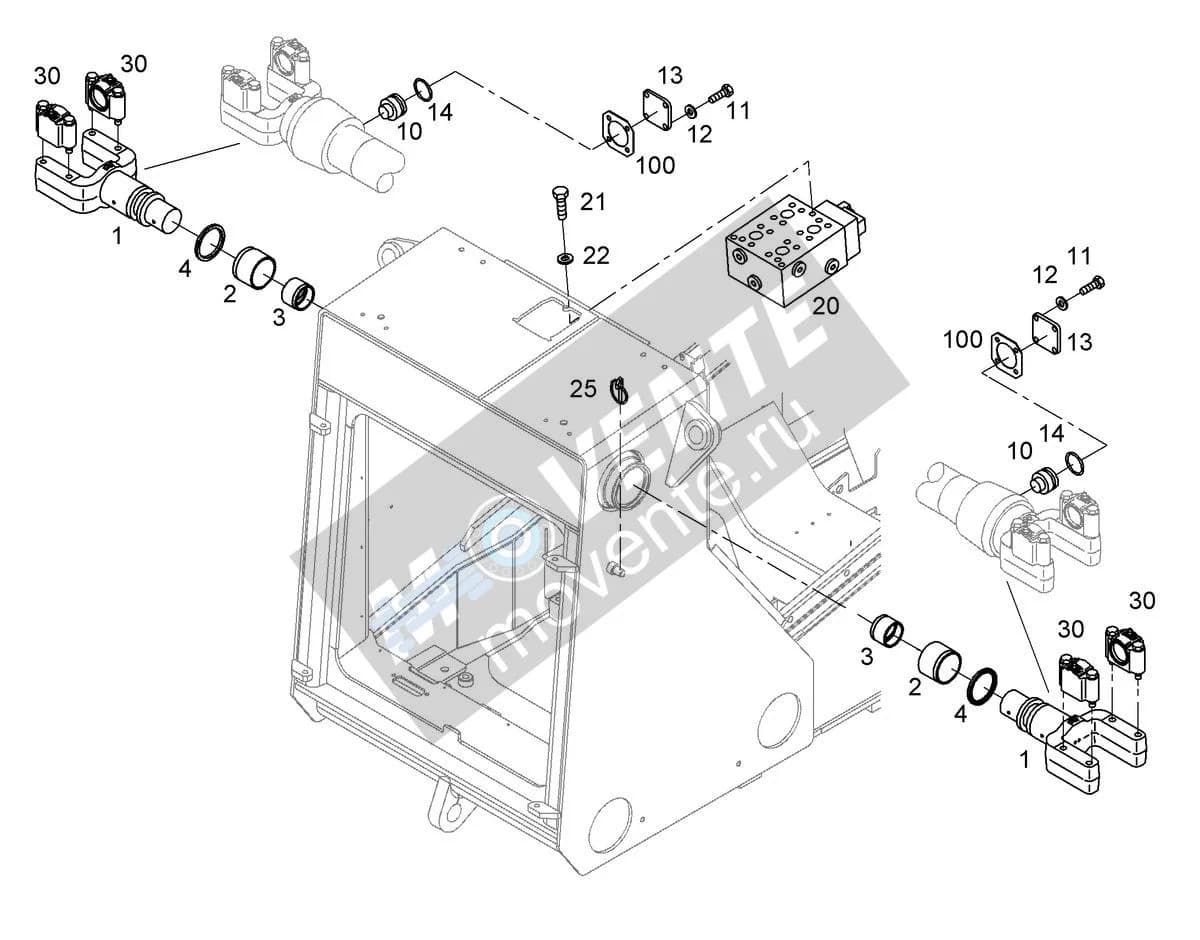 Подшипник 93508517 Liebherr
