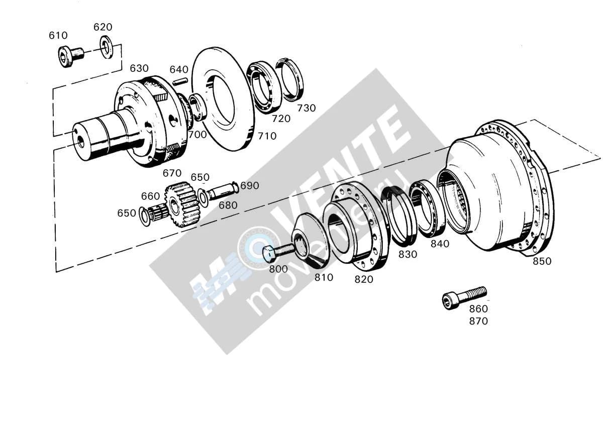 Шарикоподшипник радиальный 7451507 Liebherr