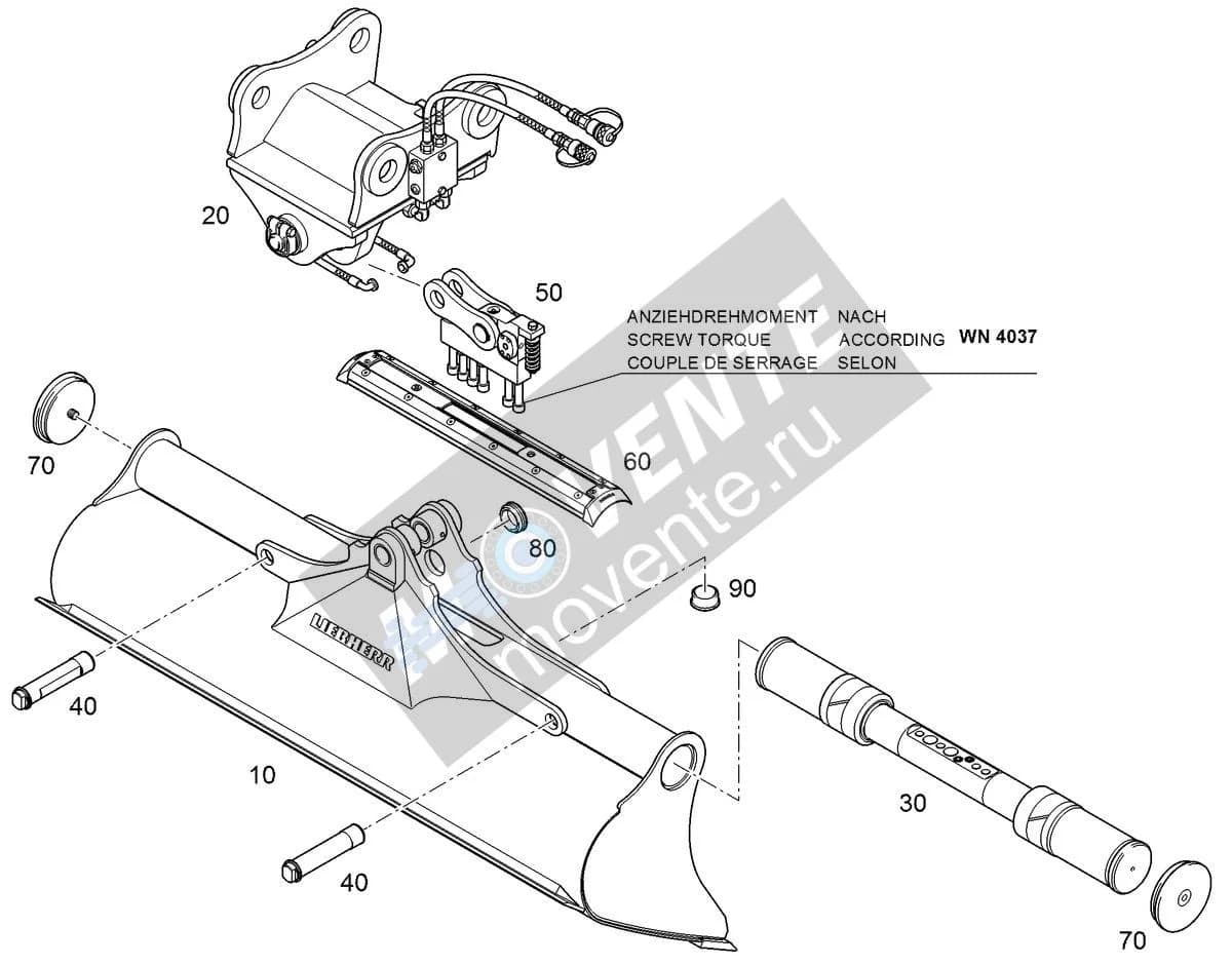 Подшипник 9638548 Liebherr