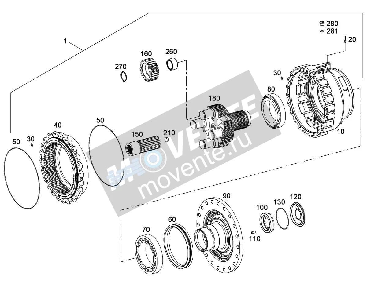 Подшипник 10441373 Liebherr