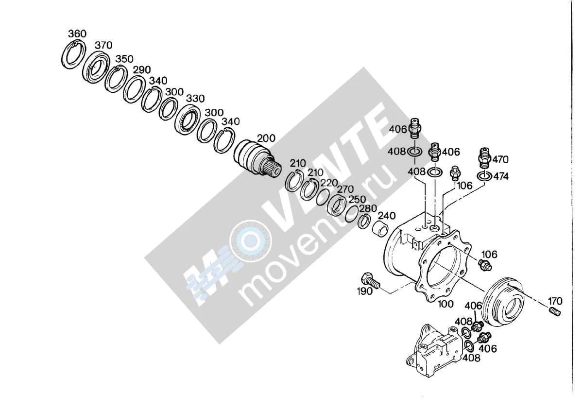 Подшипник 7011624 Liebherr