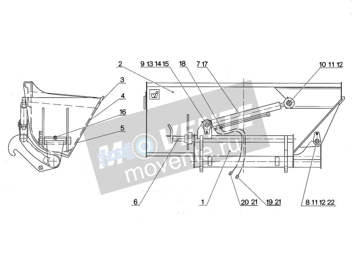 Подшипник 7621183 Liebherr