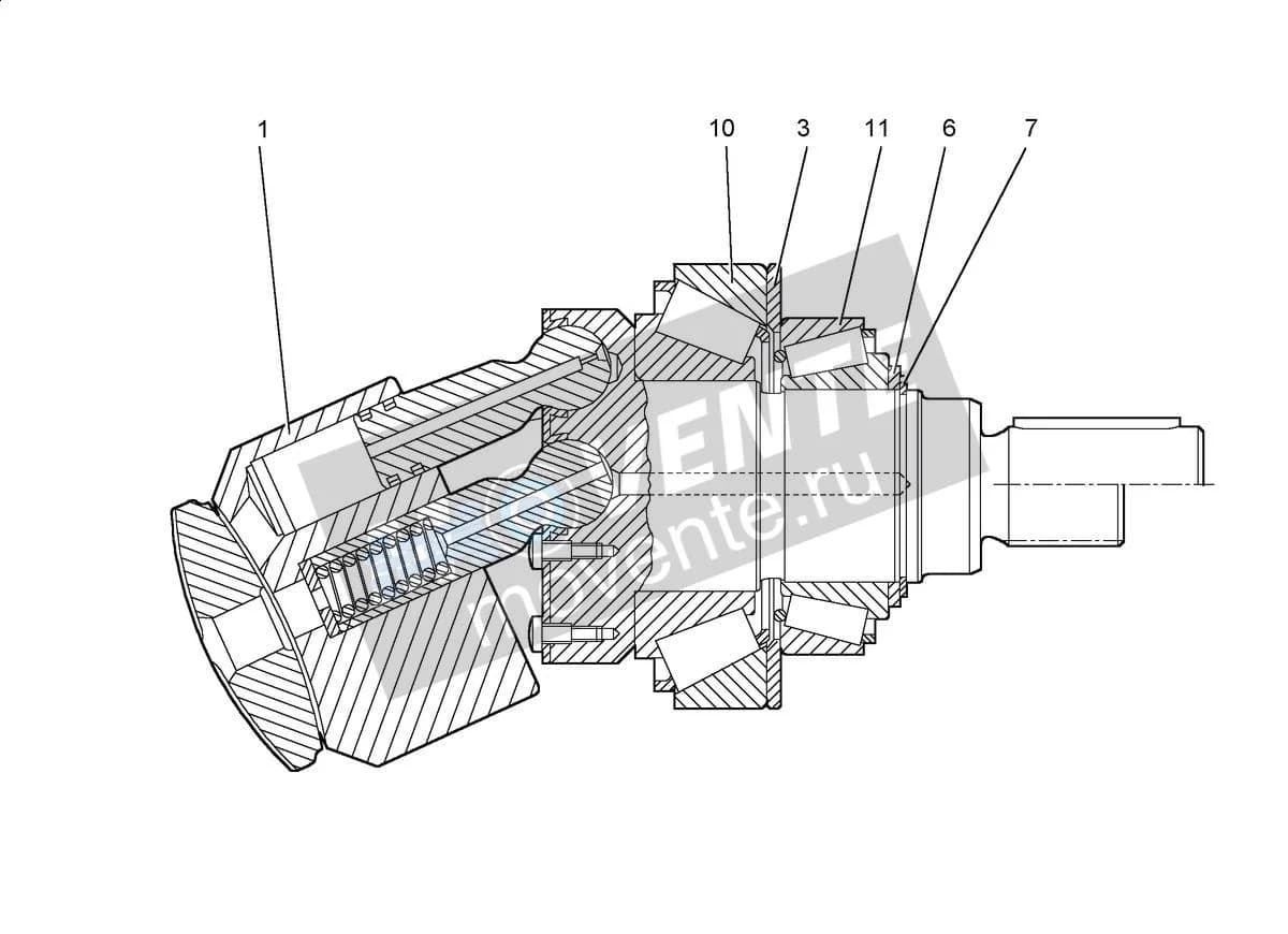 Роликоподшипник конический 746246101 Liebherr