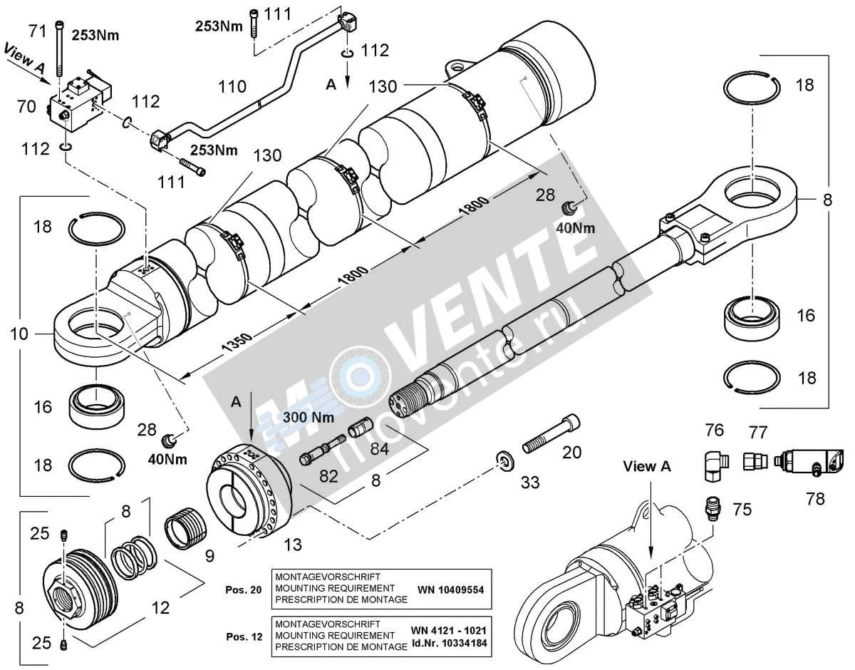 Подшипник 12216385 Liebherr