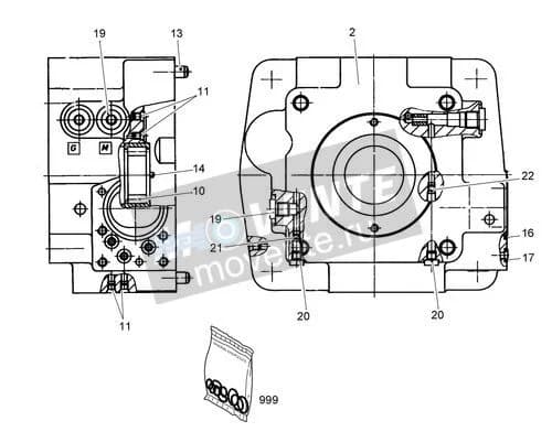 Роликоподшипник с цилиндрическими роликами 10294784 Liebherr