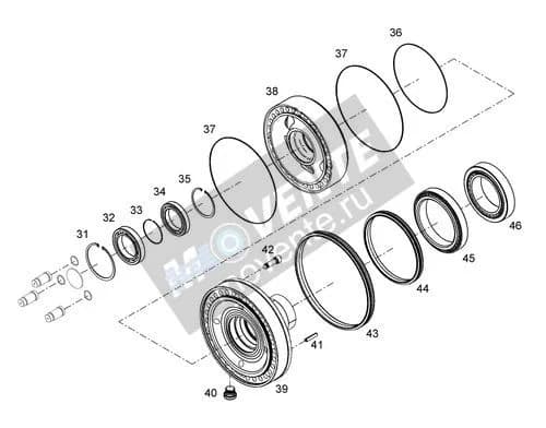 Роликоподшипник конический 746223801 Liebherr