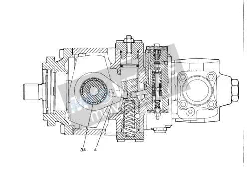 Роликоподшипник с цилиндрическими роликами 7382149 Liebherr