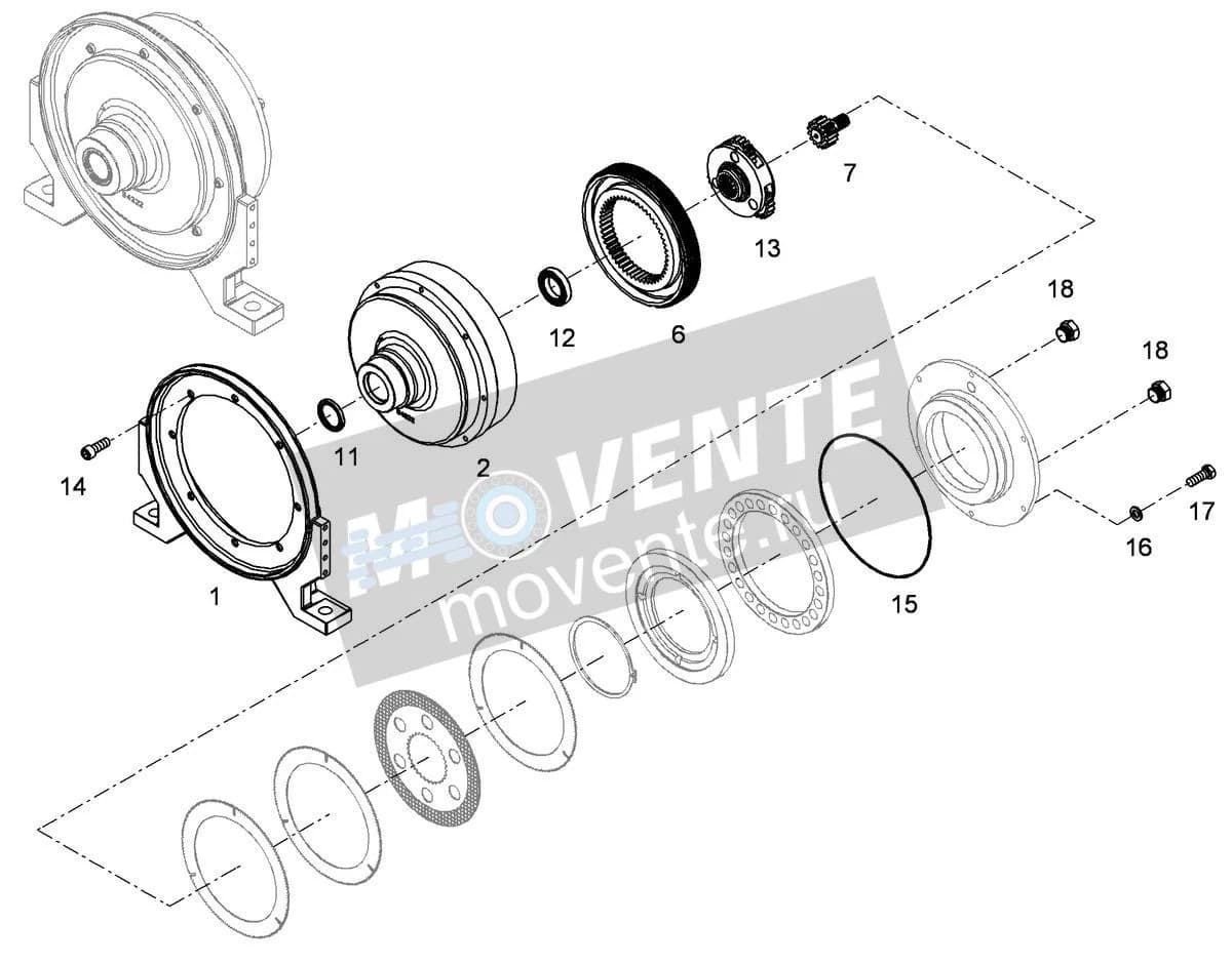 Подшипник 10476144 Liebherr
