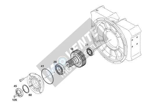 Роликоподшипник с цилиндрическими роликами 10340337 Liebherr