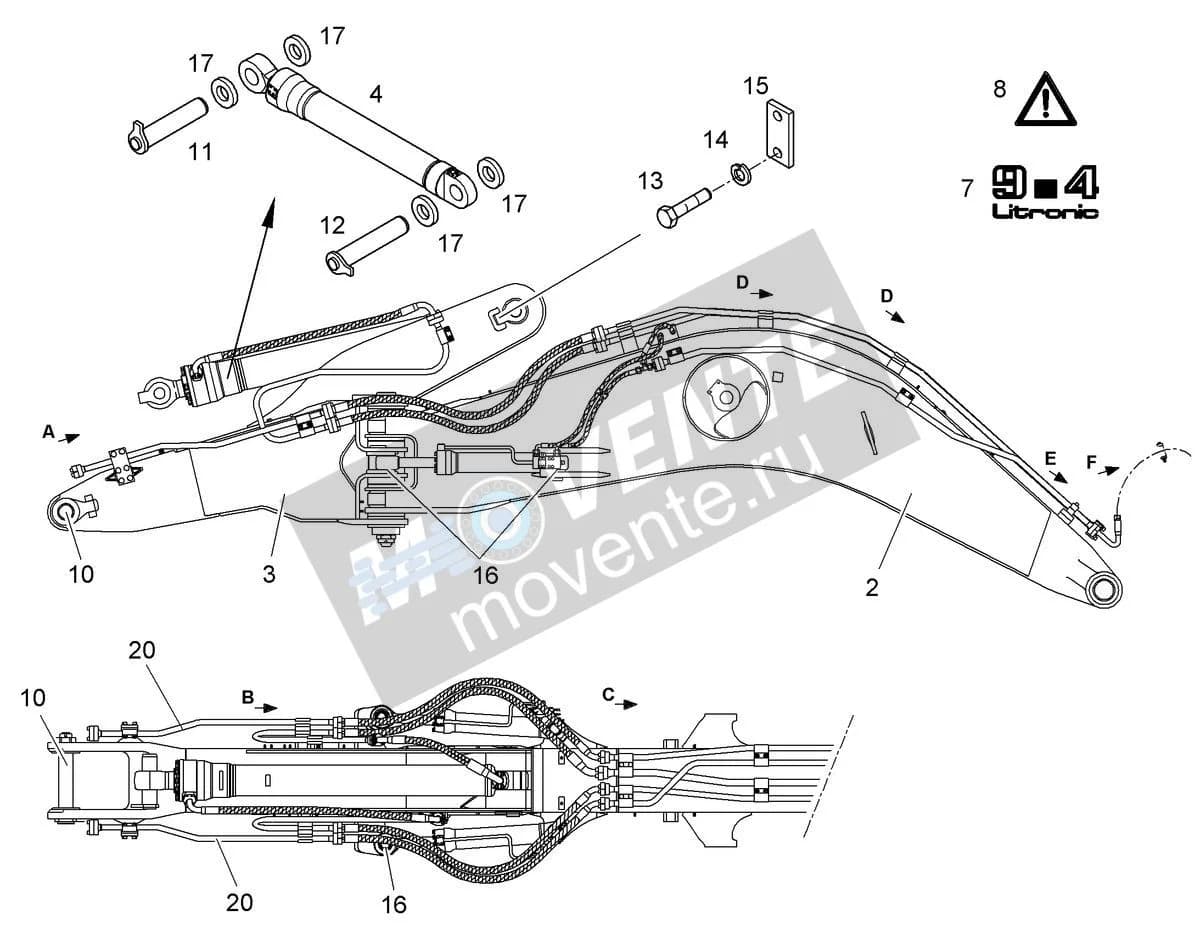 Подшипник 9939231 Liebherr