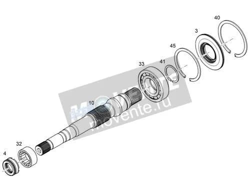 Роликоподшипник с цилиндрическими роликами 12909374 Liebherr