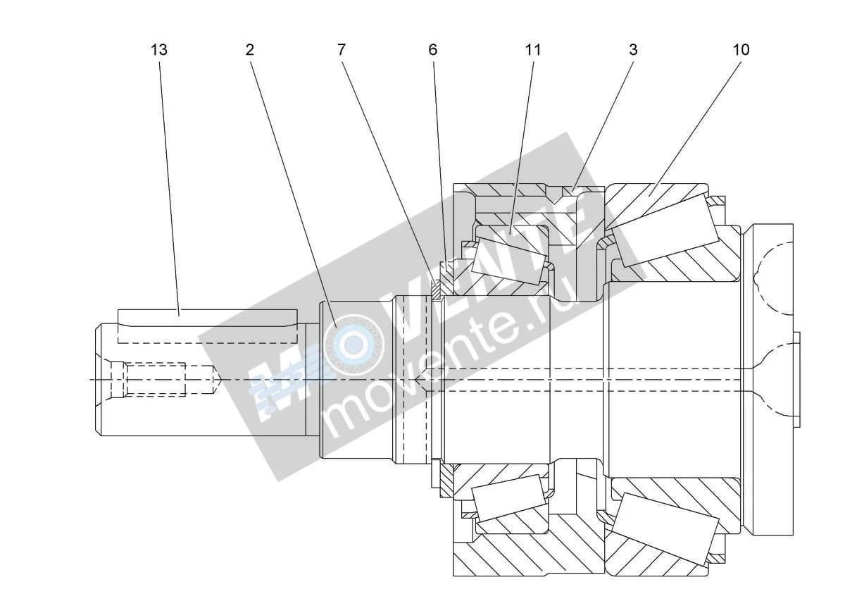 Подшипник 7024267 Liebherr