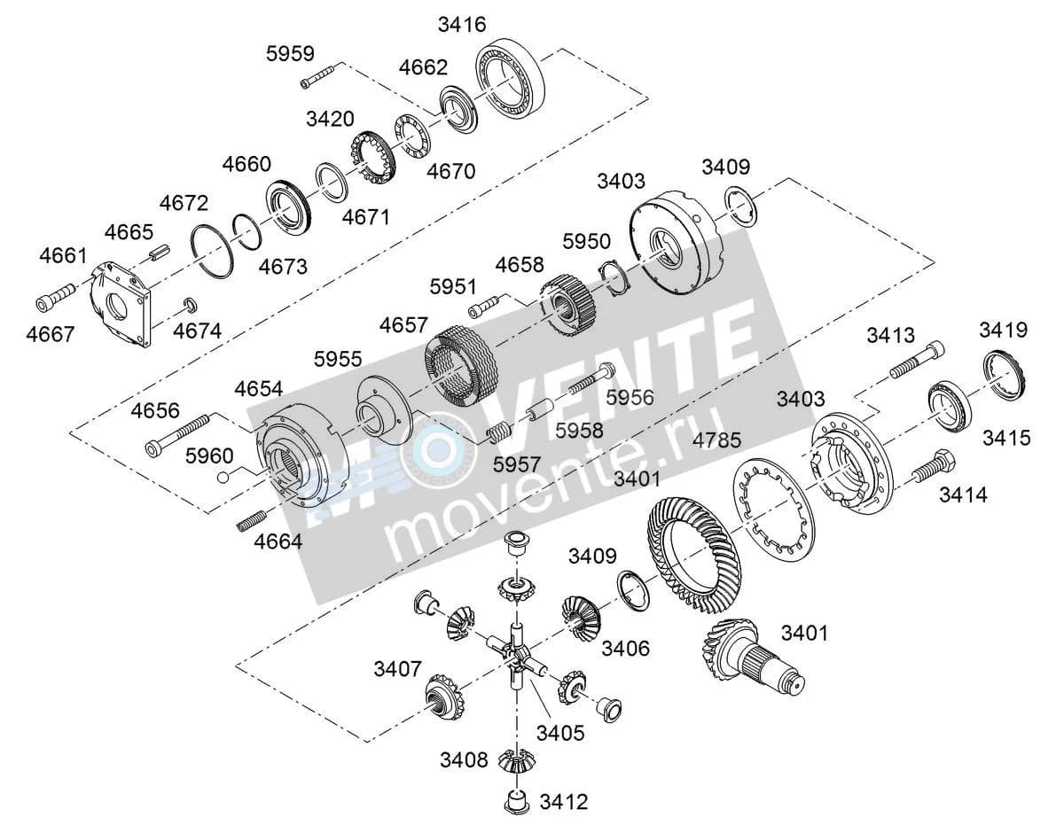 Подшипник 7462607 Liebherr
