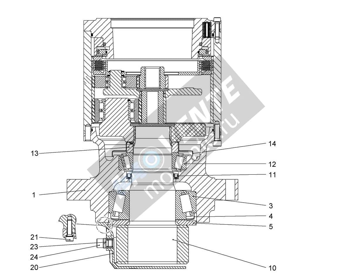 Подшипник 7610085 Liebherr