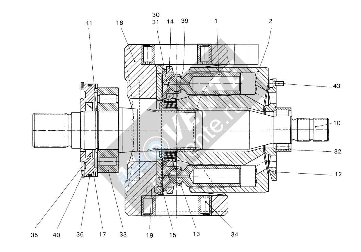 Роликоподшипник с цилиндрическими роликами 7382009 Liebherr