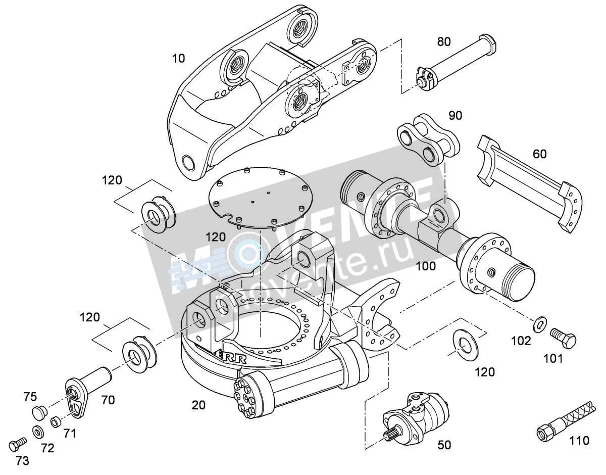 Подшипник 9643941 Liebherr