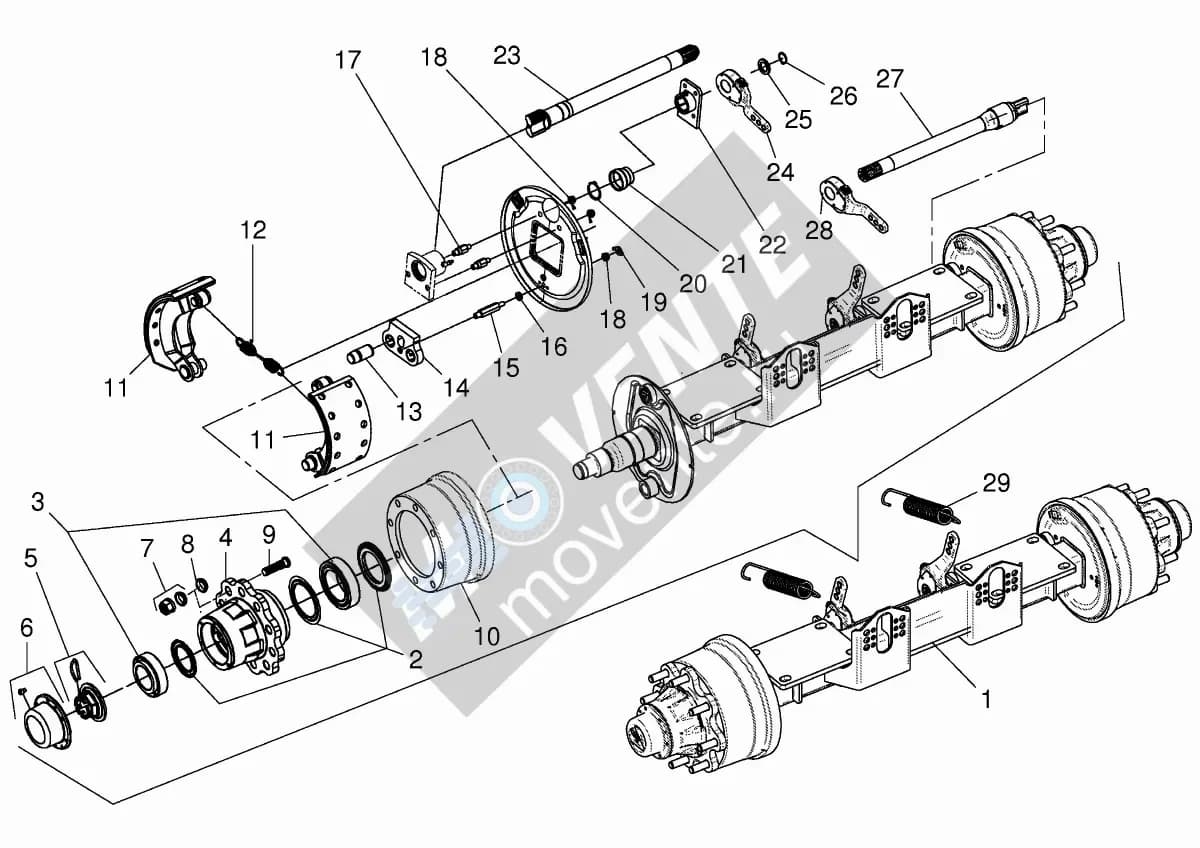 Комплект уплотнений KDM9599953 Kverneland