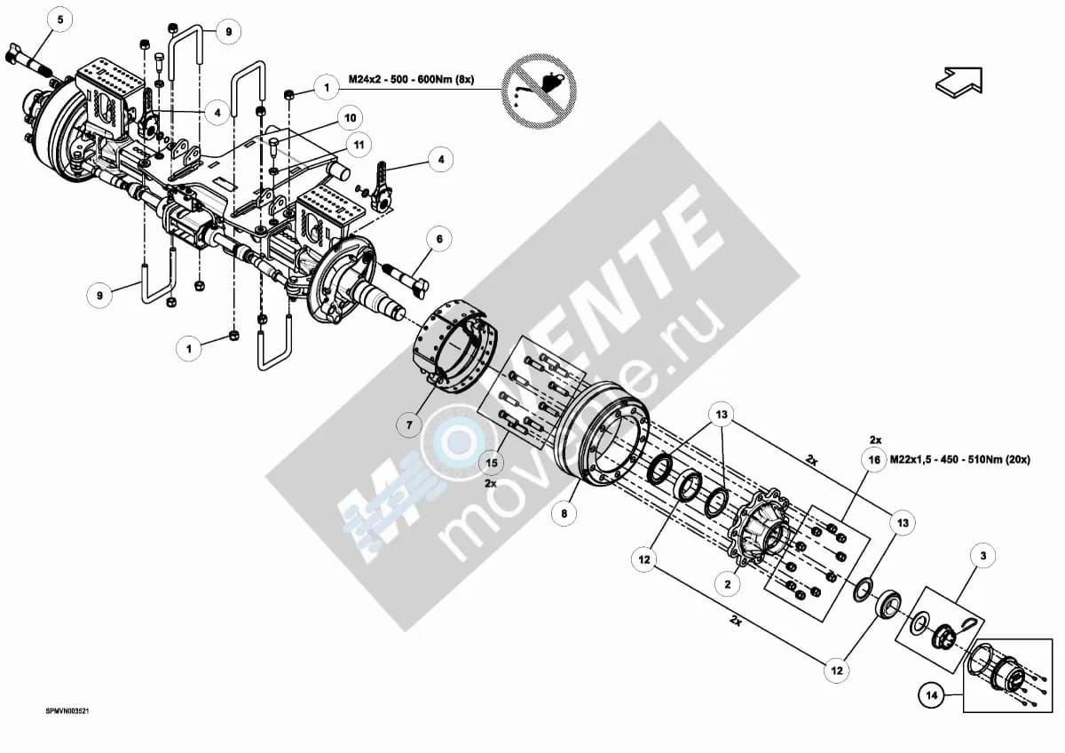Подшипник VF16670873 Kverneland