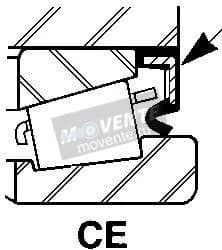 Уплотнение подшипника CE-JMS511910 Clark Seals