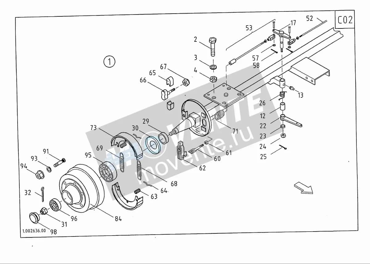 Уплотнение VF16616049 Kverneland