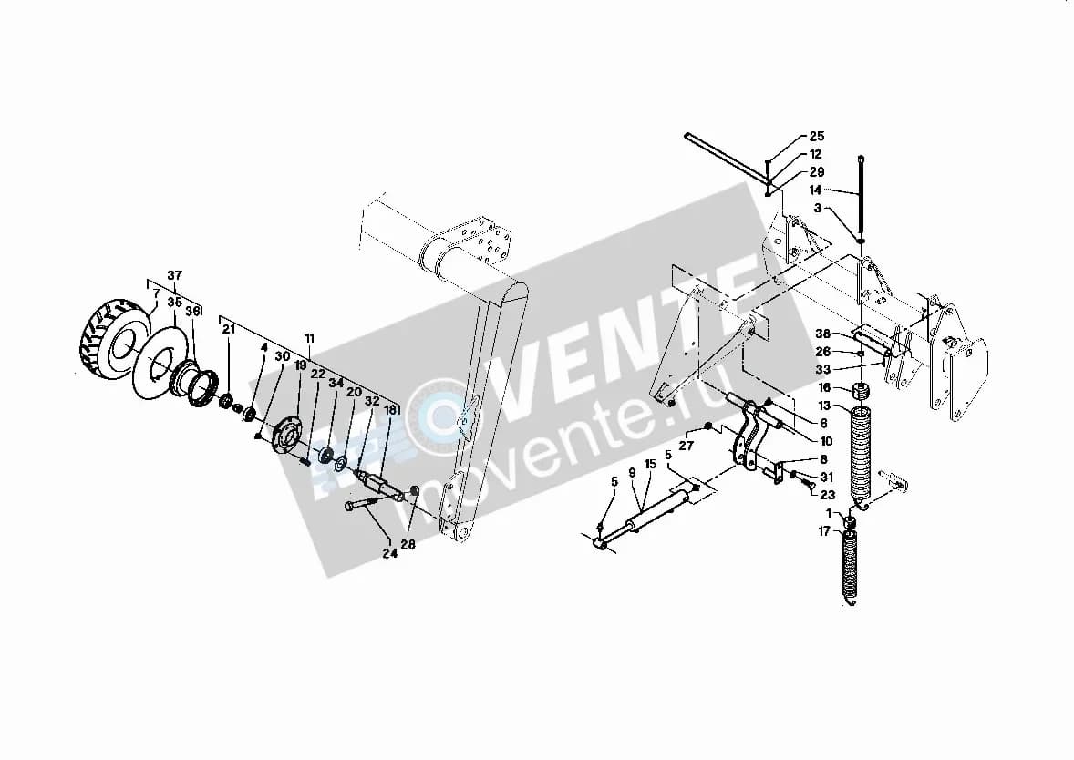 Подшипник VG38800820 Kverneland
