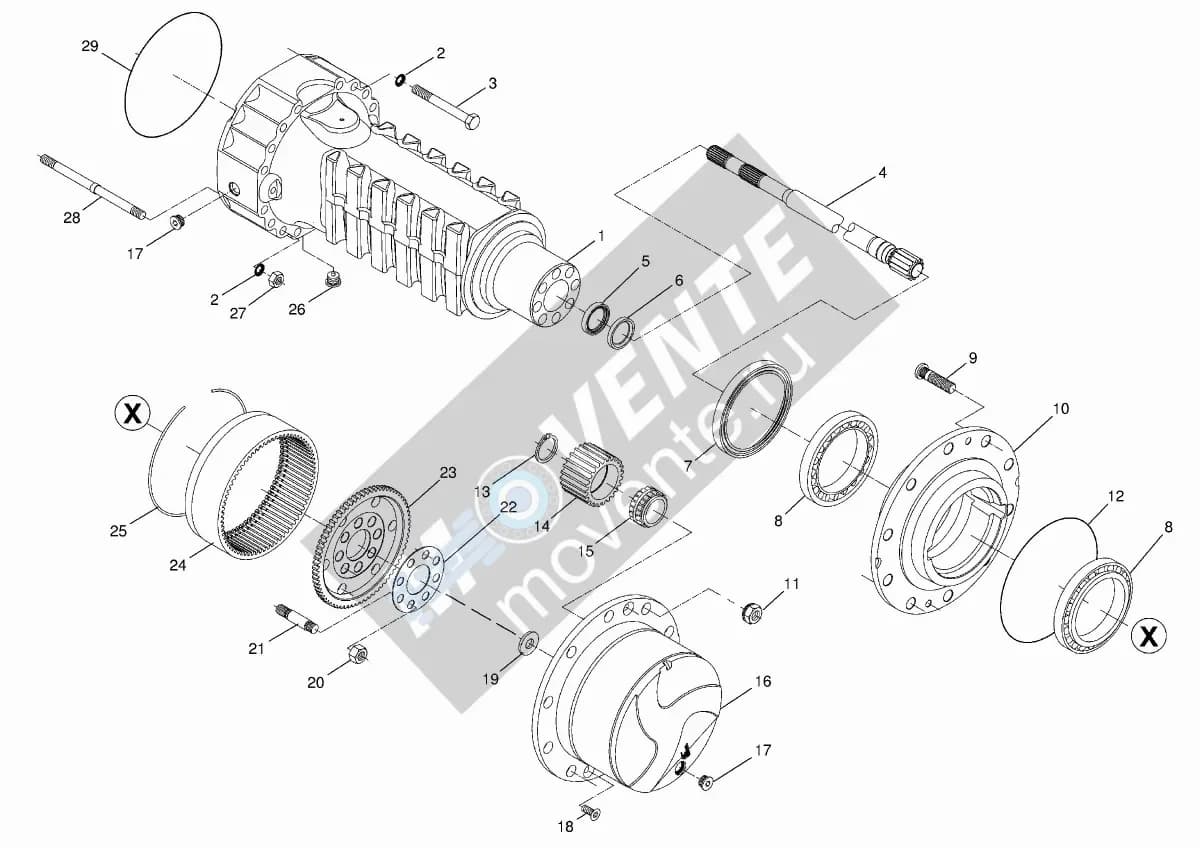 Кольцо уплотнительное KDM4120409207ET Kverneland